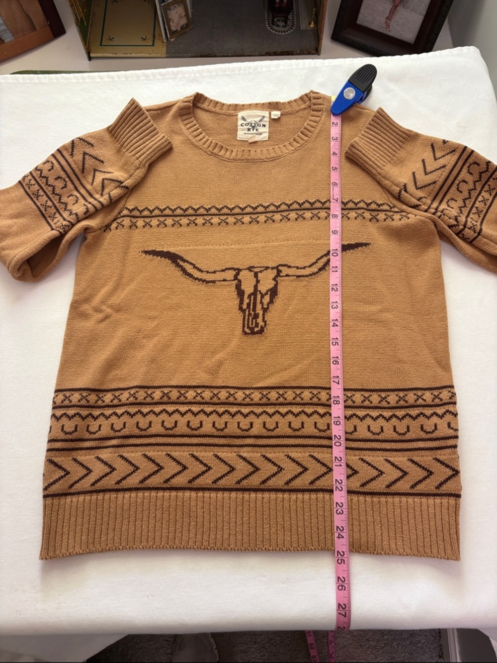 Cotton & Rye Tan Knit Sweater - Picture 6 of 11